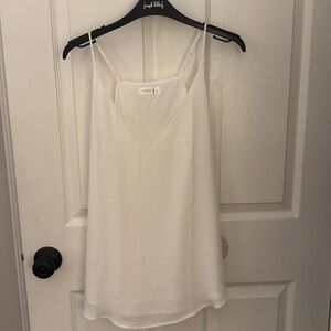 Evera B white flowy camisole